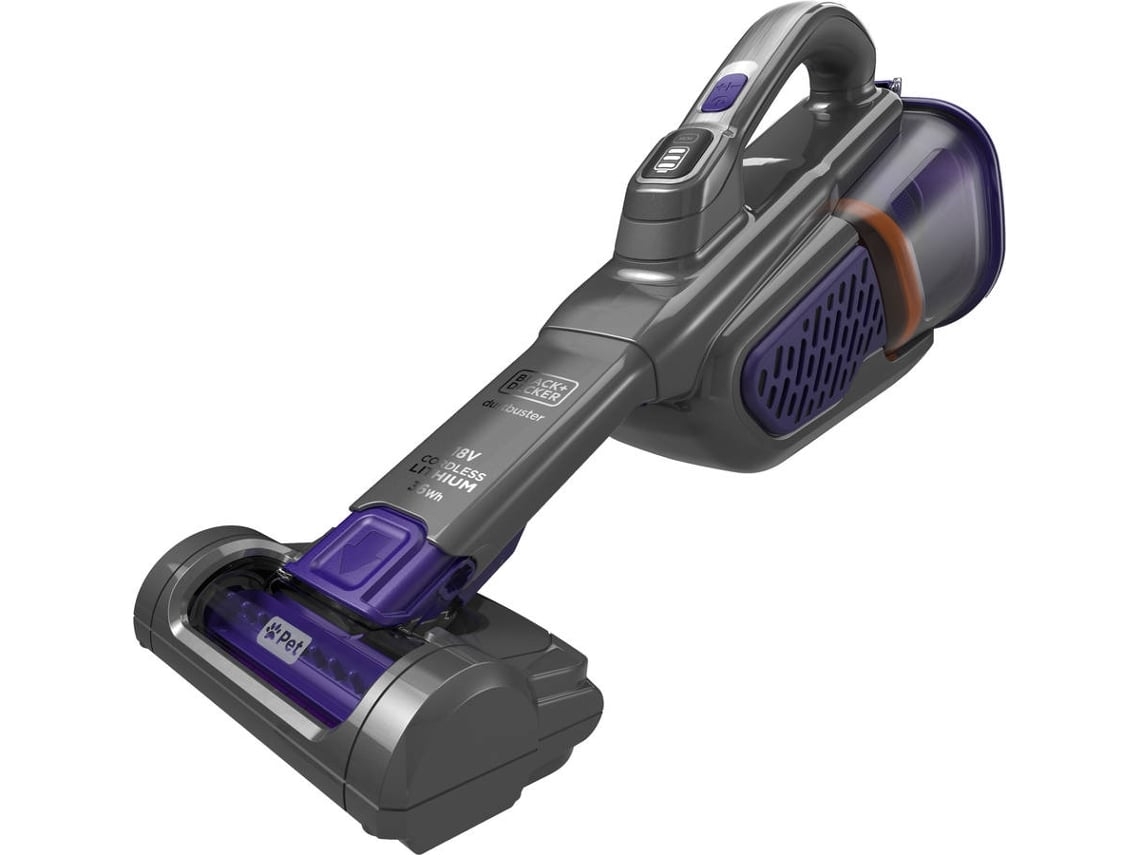 Mini Aspirador BLACK+DECKER BHHV520BFP-QW (18 V - Autonomía: 23 min - 700 ml)  