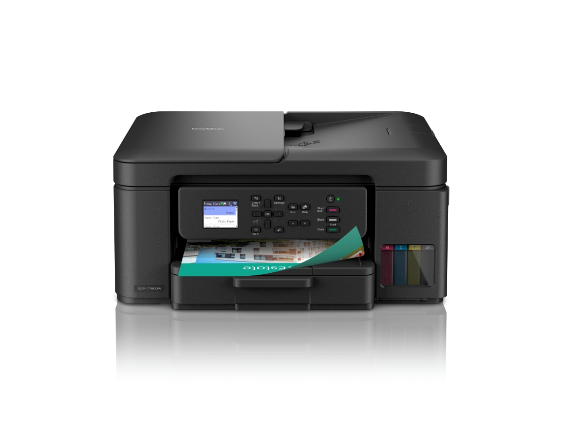Impresora BROTHER TANKBENEFIT DCP-T780DW (Multifunción - Chorro de Tinta - Wifi y Dúplex)