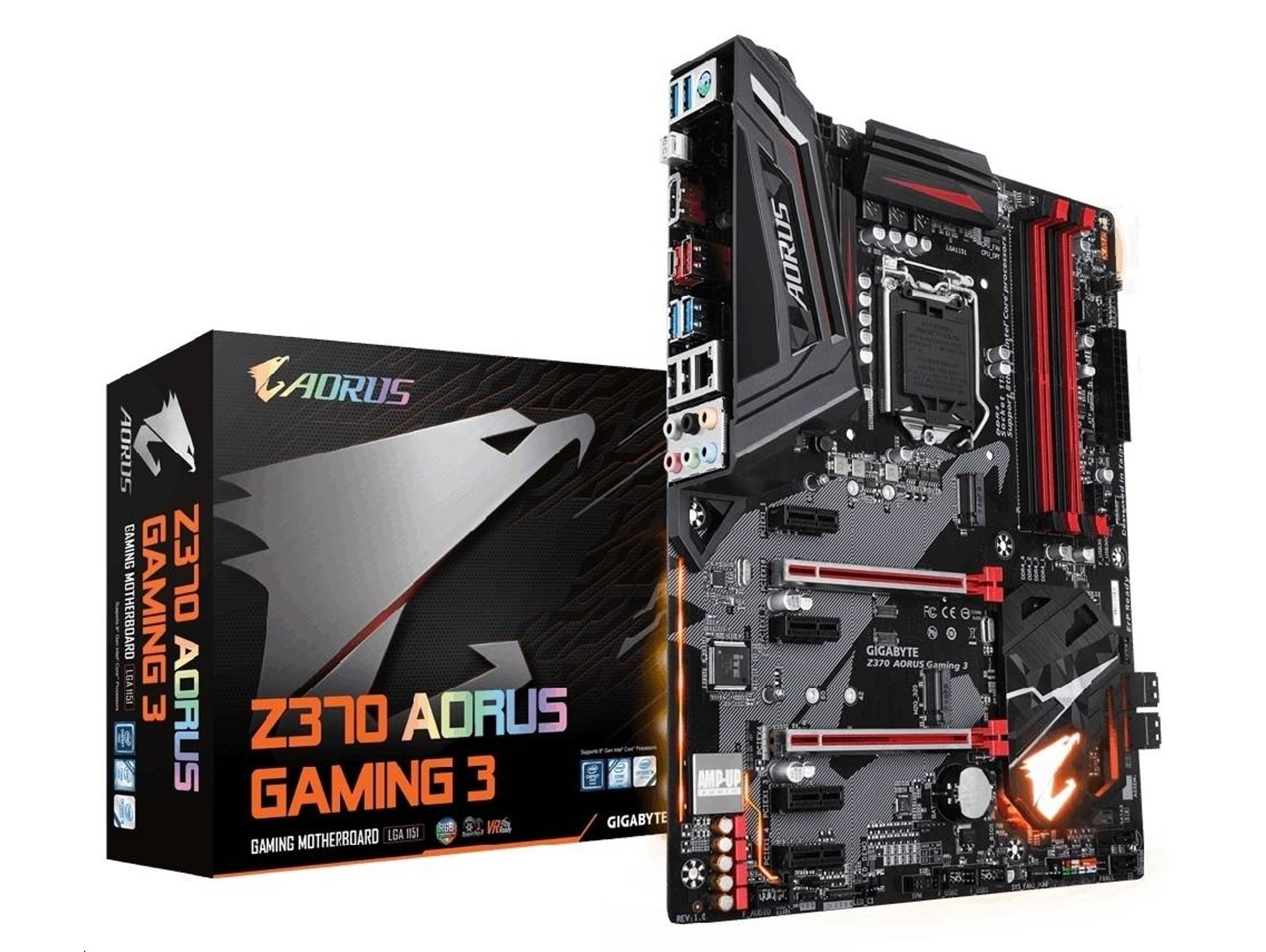 Placa Base GIGABYTE Z370 AORUS GAMING 3 (Socket LGA 1151 - Intel Z370 - ATX)