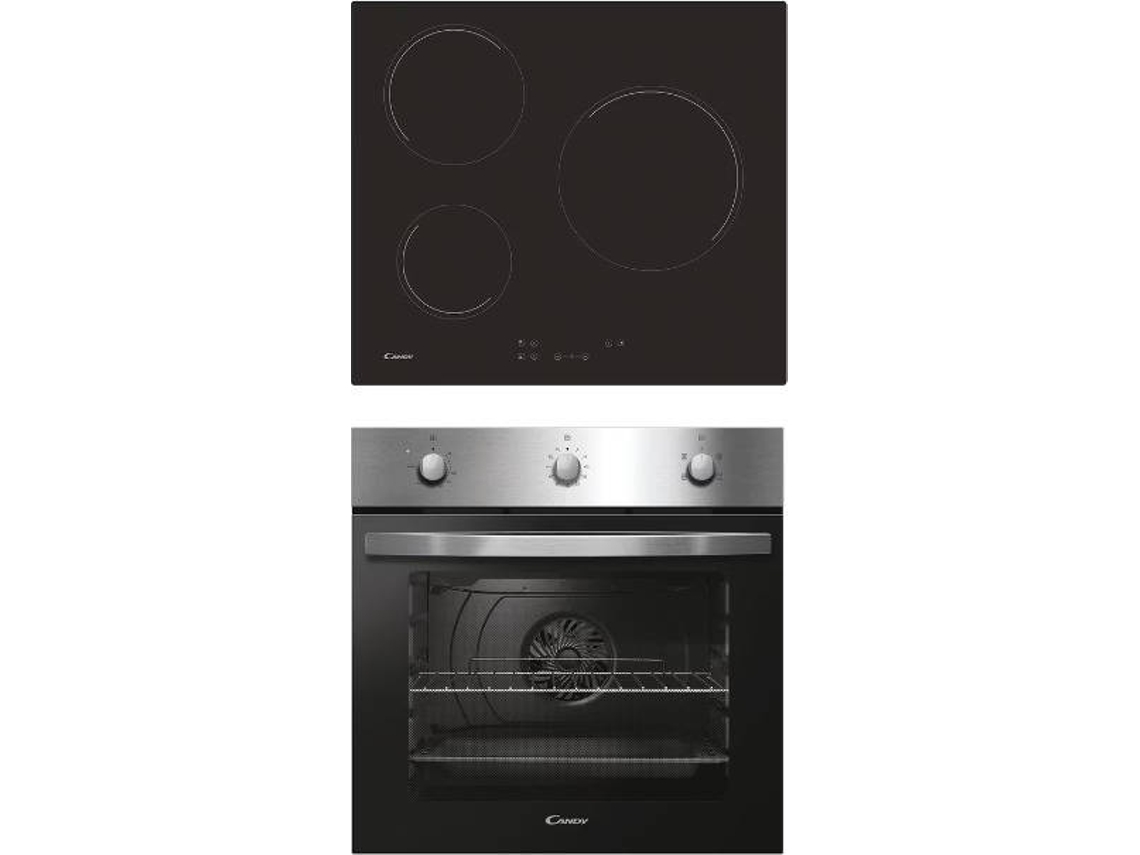 Pack Placa y Horno CANDY PCI27XCH63CC/4U2 (Eléctrico -  60 L - 59/59,5 cm - Negro)