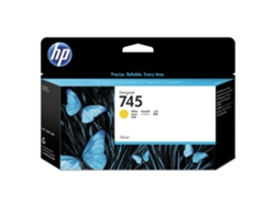 Cartucho de Tinta Original HP 745 de 130 ml F9J96A Amarillo  para DesignJet Z2600 PostScript, Z5600 PostScript