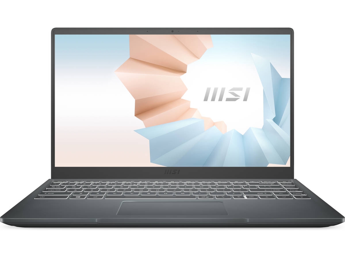 Portátil MSI Modern 14 B11SBU-498XES (Intel Core i7-1165G7 - NVIDIA GeForce MX450 - RAM: 16 GB - 512 GB SSD PCIe - 14'')