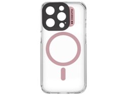 Funda para iPhone 15 Pro Max SBS Magsafe Transparente Rosa
