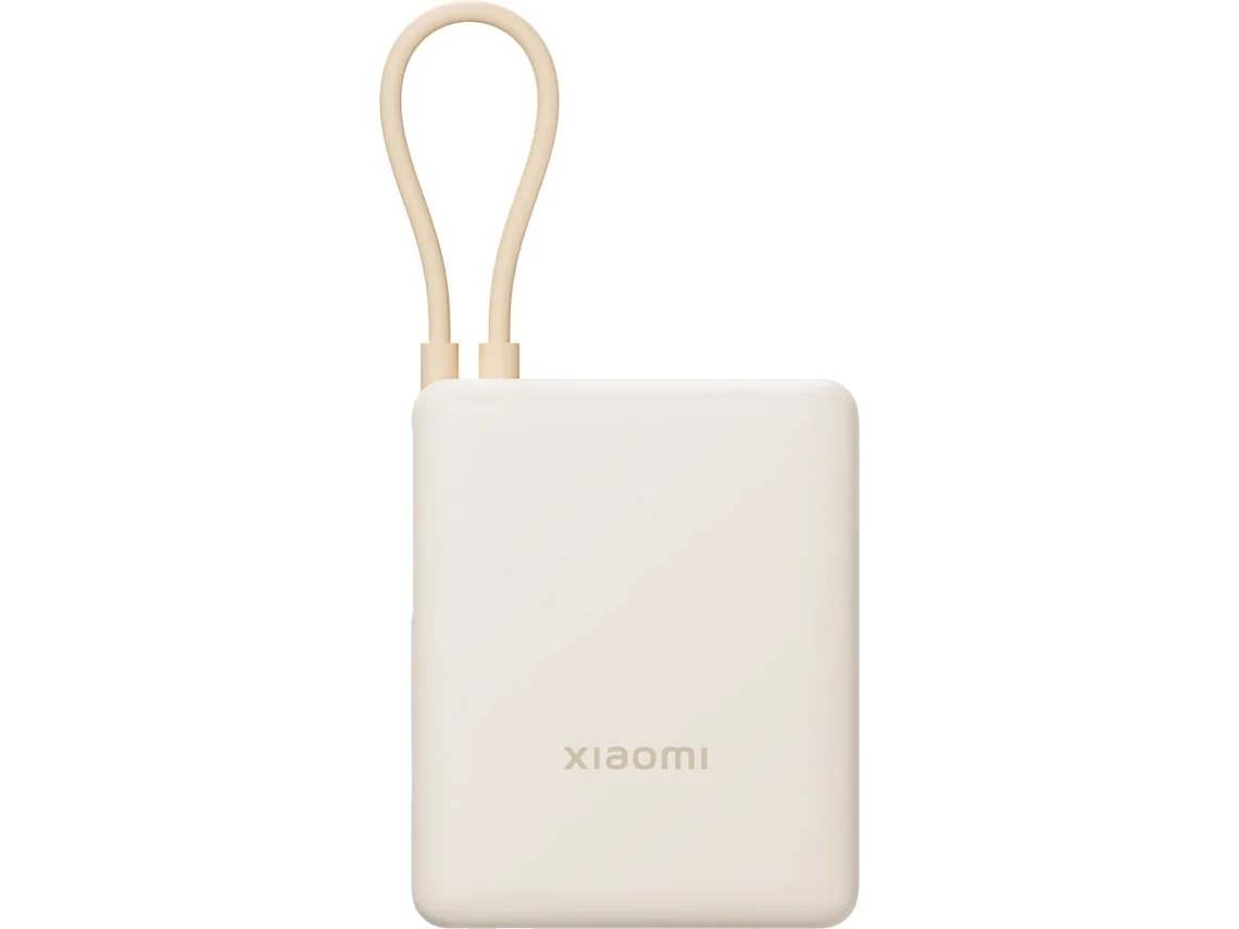 Powerbank XIAOMI con cable integrado 33 W (10 000 mAh - USB-C - Bronce)