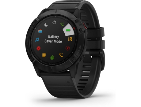 Reloj deportivo GARMIN Fenix 6X PRO (Bluetooth - Hasta 21 días de autonomía - Negro)