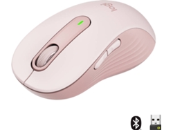 Ratón LOGITECH Signature M650 L (Inalámbrico - Regular - 2000 dpi - Rosa)