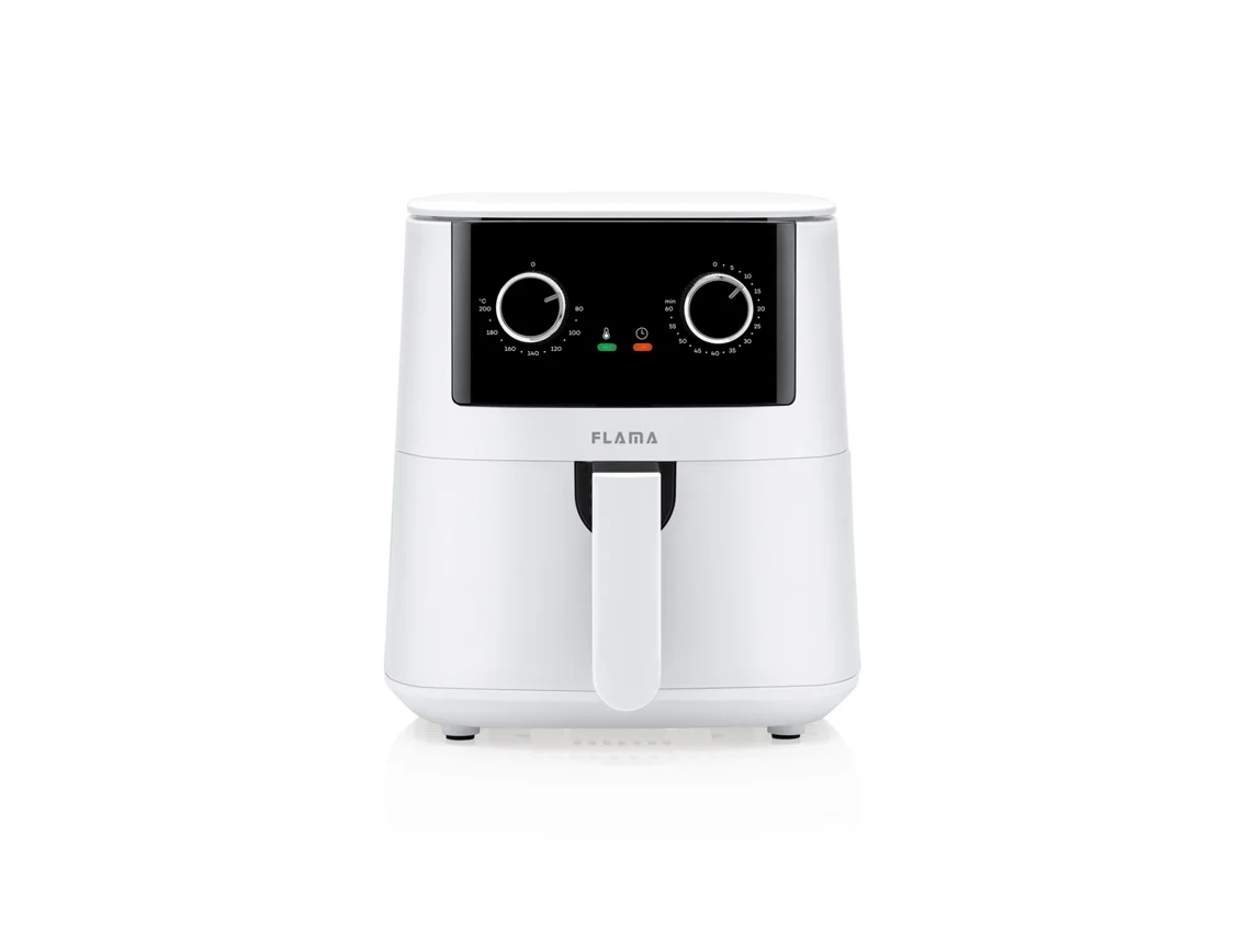 Freidora sin Aceite FLAMA 645FL (4,2 L - Blanco)