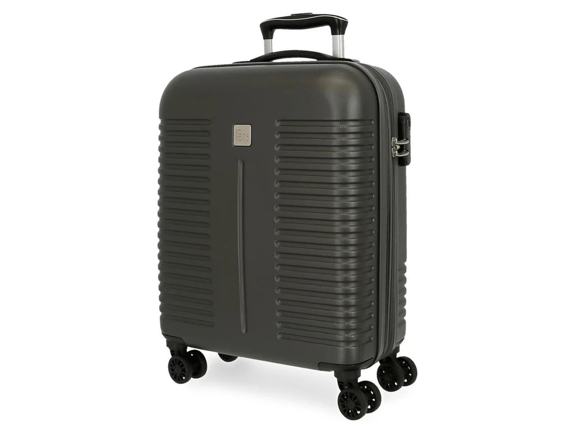 Maleta de Cabina Ampliable ROLL ROAD India Gris (40x55x20+5cm - 37L)