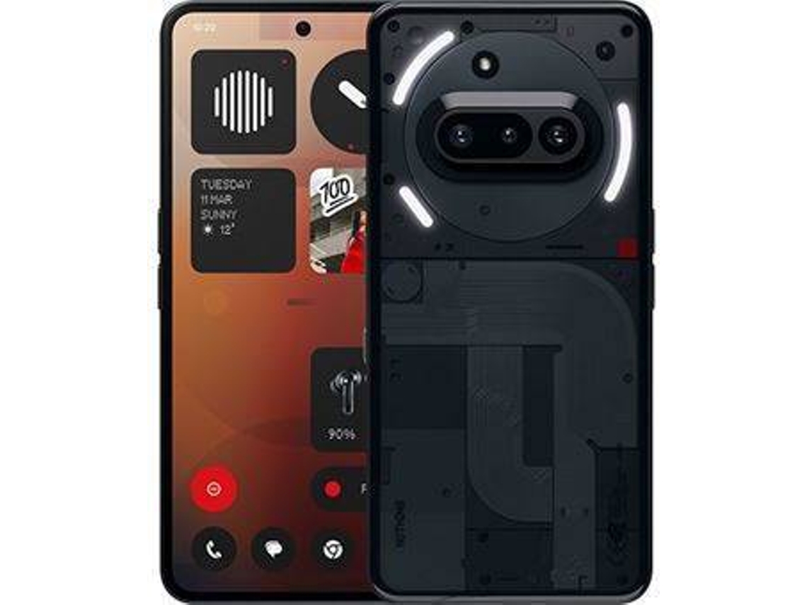 Smartphone NOTHING Phone 3a 5G (6.77'' - 12 GB - 256 GB - Negro)