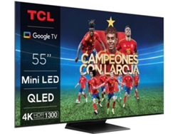 TV TCL 55C805 (QLED MiniLED - 55'' - 140 cm - 4K Ultra HD - Smart TV)