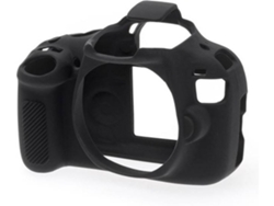 Funda silicona EASYCOVER Canon 1200D Negro