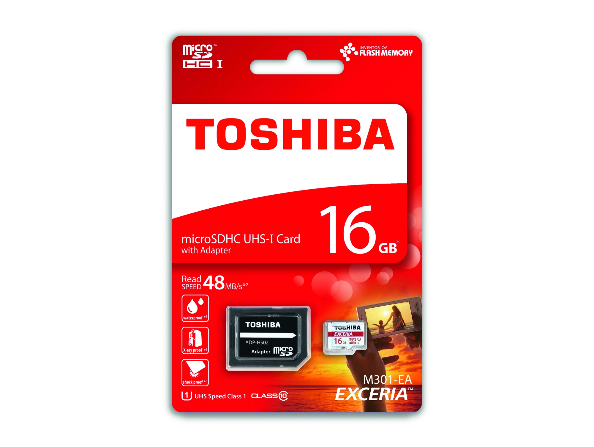 Tarjeta de Memoria MicroSD TOSHIBA 16GB Exceria Pro
