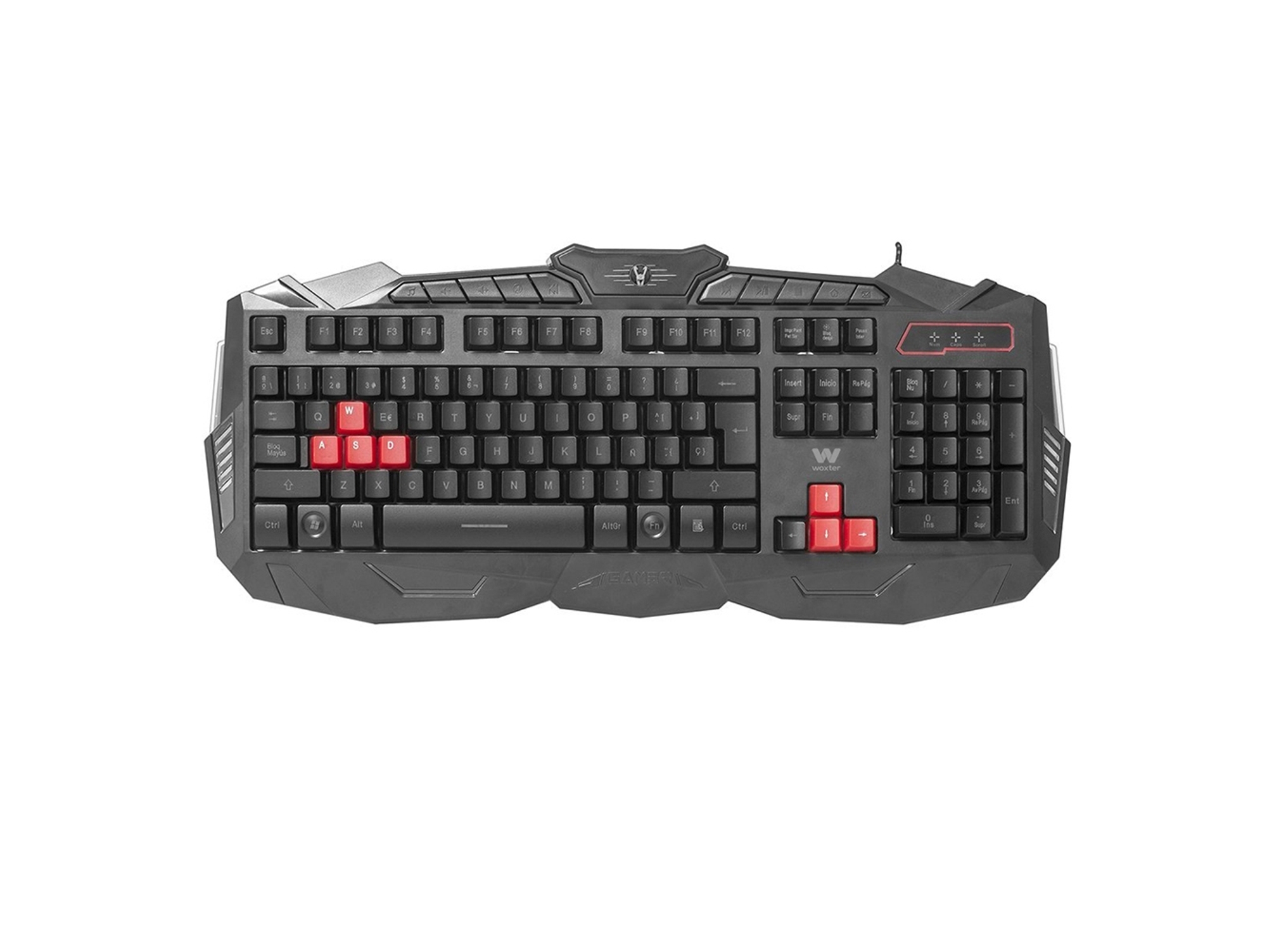 Teclado Gaming WOXTER FX 80 (Mecánico - Español - Negro)