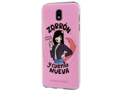 Carcasa Samsung Galaxy J3 2017 MODERNA DE PUEBLO ZorrÃ³n Rosa
