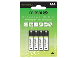 Pilas recargables HR3 AAA 900MAH (4 unidades)