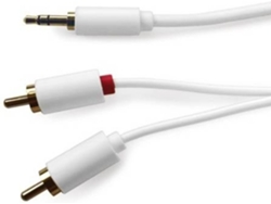Cable Audio FONESTAR AA-707B-060 (0.6m - Jack 3.5mm - 2 RCA - Macho-Macho)
