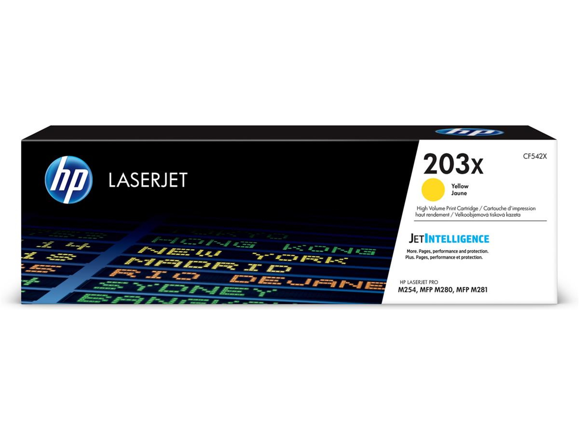 Tóner HP 203X Amarillo