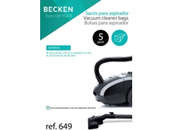 Bolsa de aspirador BECKEN REFª649 (5 unidades)
