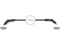 Cable HDMI FONESTAR 7913 (1.8m - HDMI-HDMI - Macho-Macho)