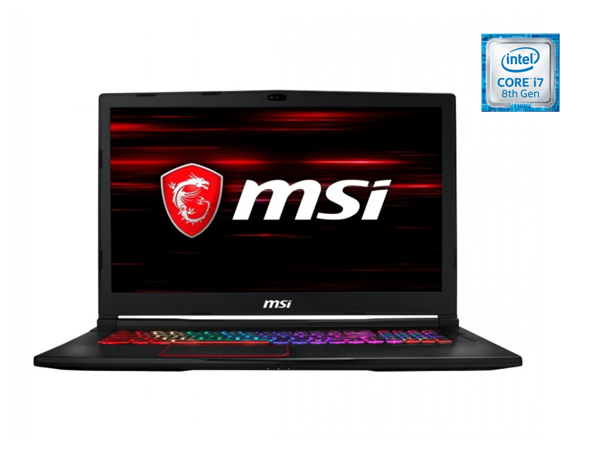 Portátil Gaming MSI GE73 8RF-021X (Intel Core i7-8750H - NVIDIA GeForce GTX 1070 - RAM: 16 GB - 1 TB HDD + 256 GB SSD - 17'')