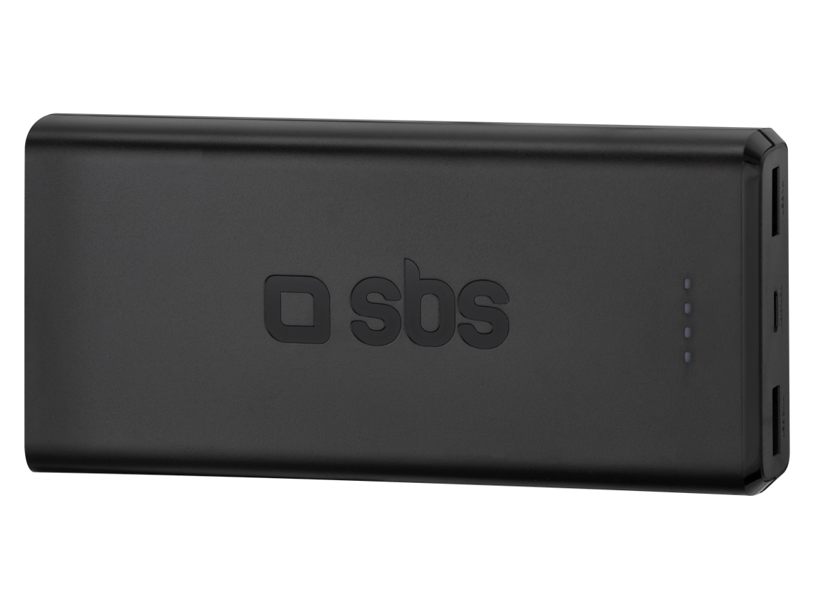 Powerbank SBS TTBB20000FASTK (20000 mAh - 2 USB - Negro)