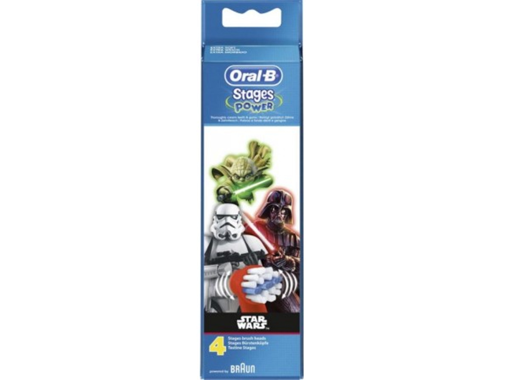 Recambio de Cepillo Eléctrico ORAL B Kids Star Wars EB10-4 (4 unidades)