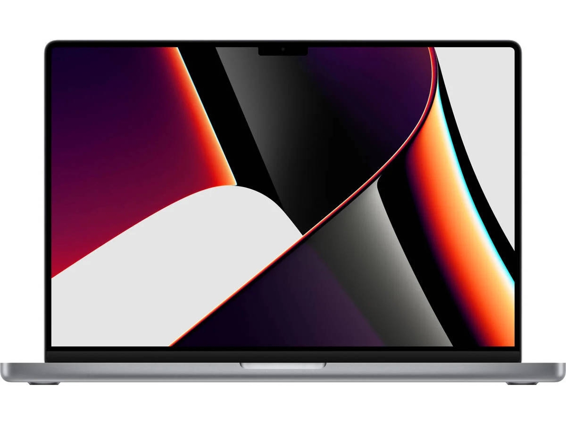 Macbook Pro APPLE Gris Espacial (16'' - Apple M1 Pro - RAM: 64 GB - 512 GB SSD - GPU 16-Core)