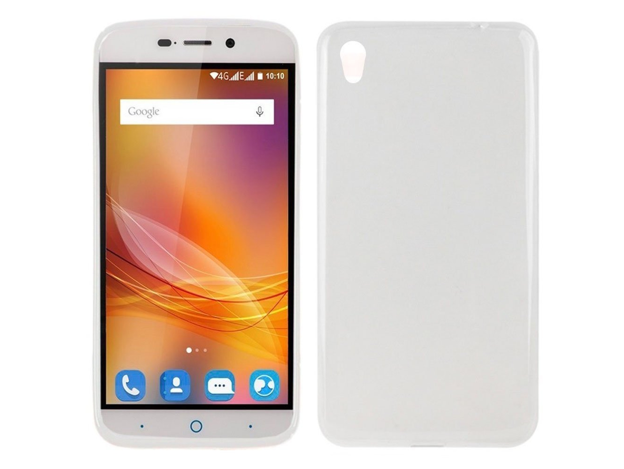 Carcasa ZTE A512 EBOX Silicona Transparente