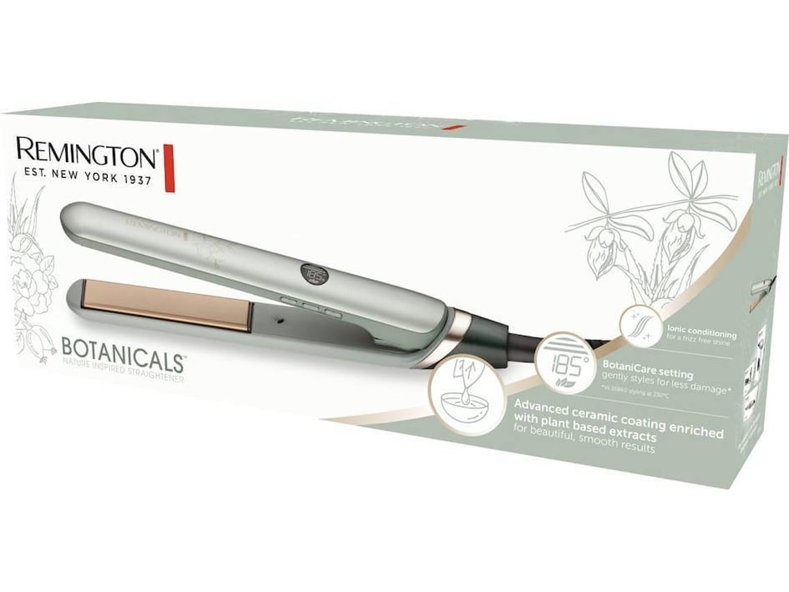Plancha de Pelo REMINGTON Botanicals S5860 (Cerámica- 150-230 ºC