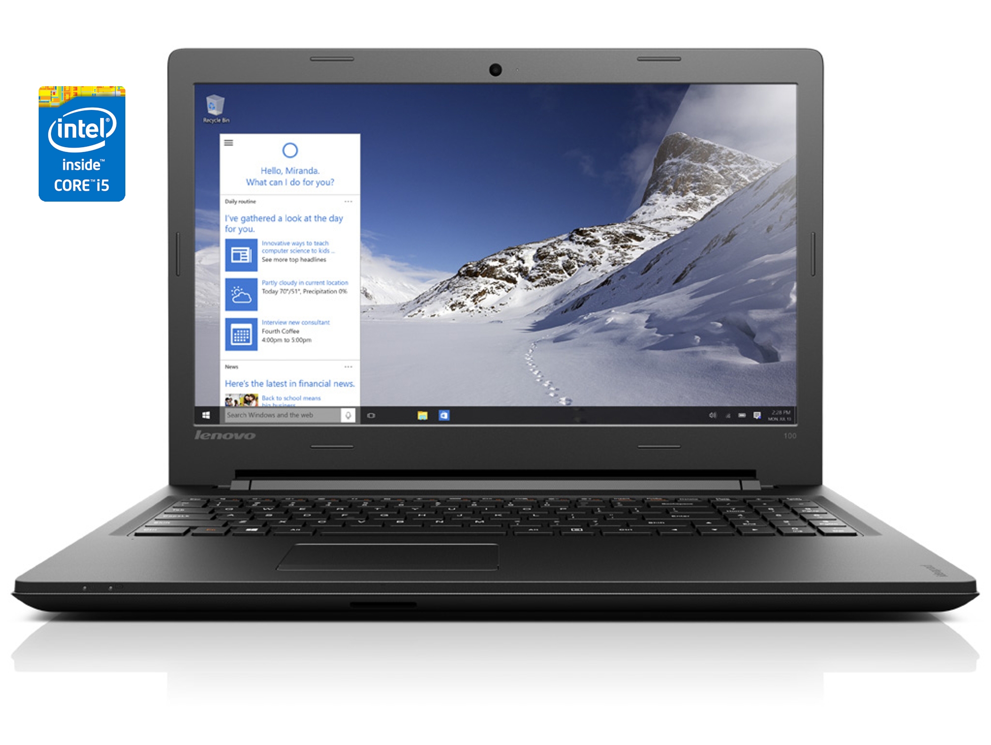 Portátil 15,6'' LENOVO Ideapad 100-15IBD