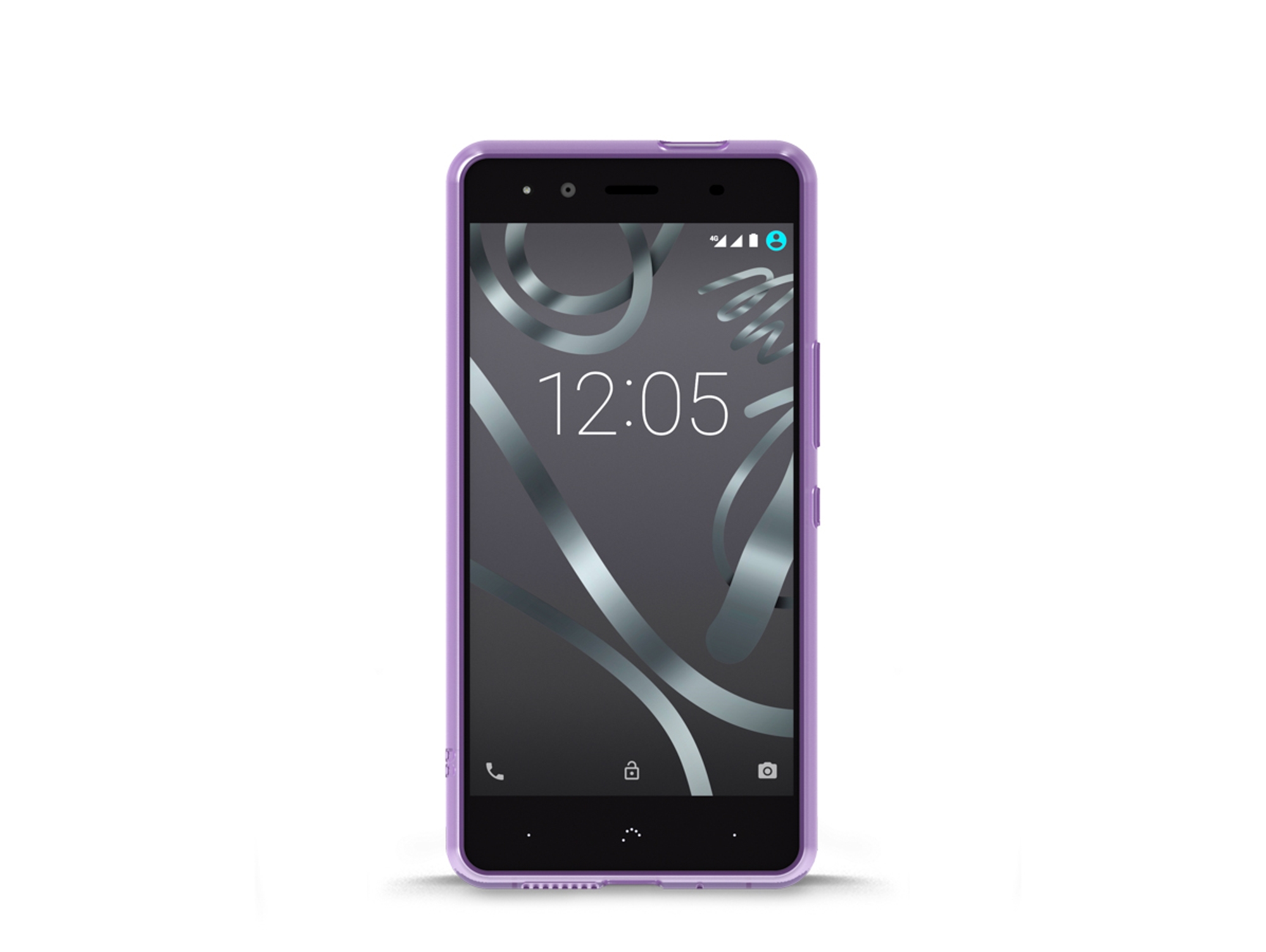 Carcasa BQ Aquaris X5 Gummy Violeta