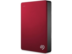 Disco HDD Externo SEAGATE Backup Plus 5TB (Rojo - 5 TB - USB 3.0)