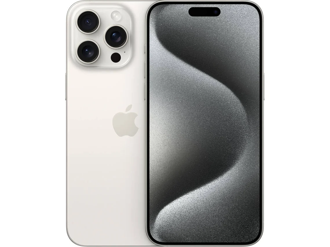 iPhone 15 Pro Max APPLE (6.7'' - 1 TB - Blanco Titanium)