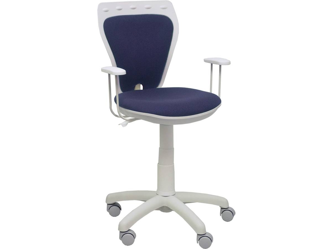 Silla Operativa PYC Salinas Gris (Brazos Ajustables - Tela)