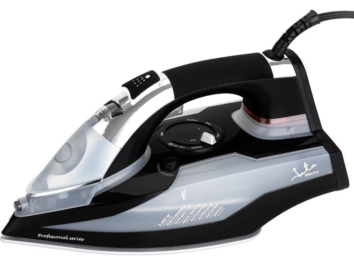 Plancha de Vapor JATA PL1028 (Chorro de Vapor 80 g/min - Base Cerámica)