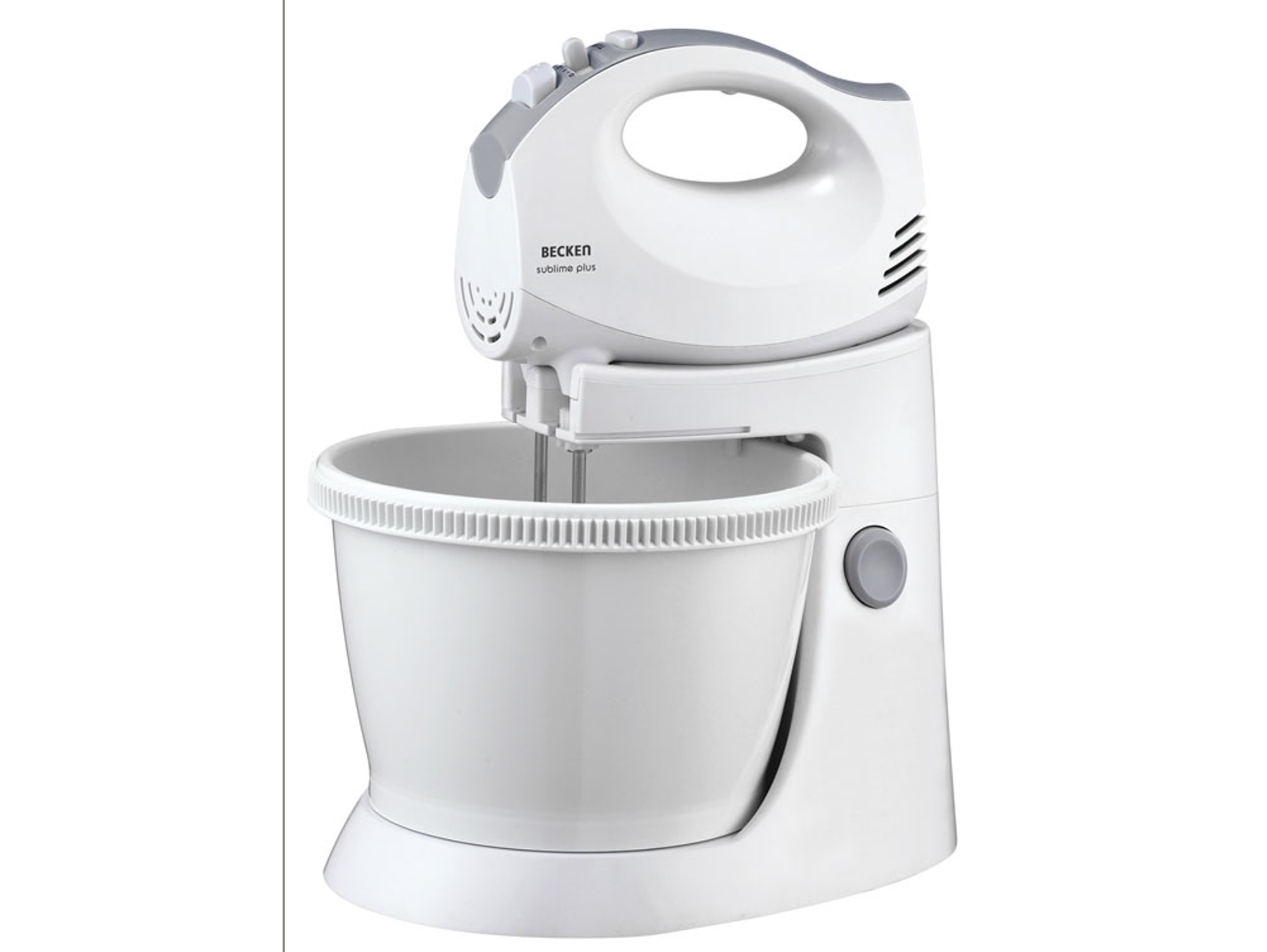 Batidora Amasadora con Bol BECKEN Sublime Plus GTM8007WB (300 W - Blanco)
