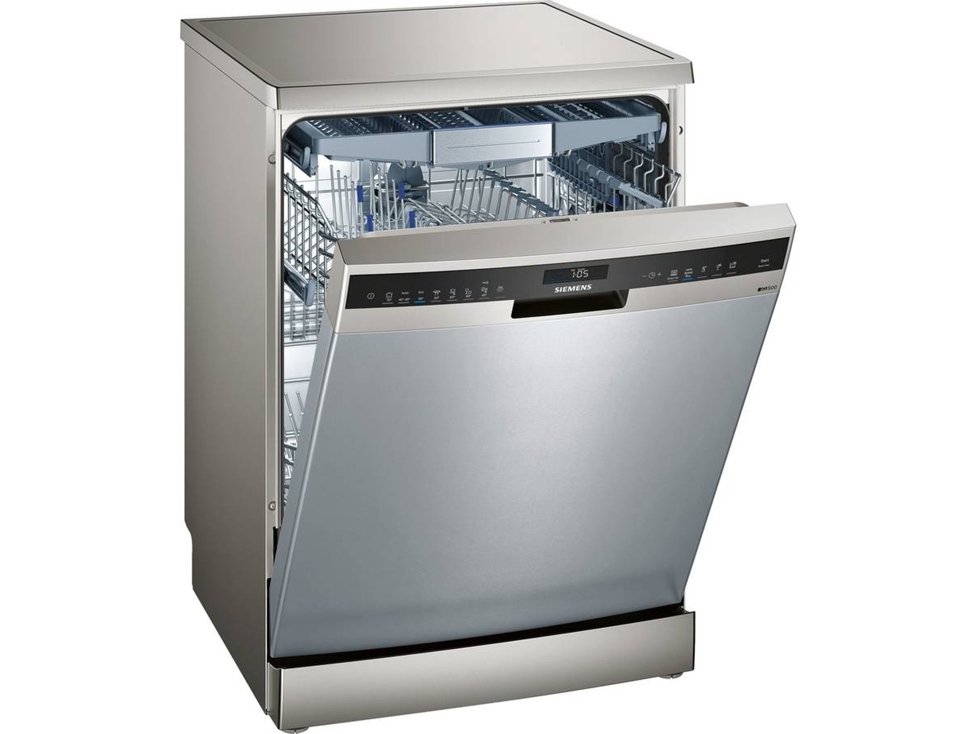 Lavavajillas Reacondicionado SIEMENS SN258I01TE (Grado B - 14 cubiertos - 60 cm - Inox)