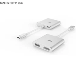 Concentrador MITSAI USB-C 3 em 1 (USB-C - USB 3.0 - HDMI)