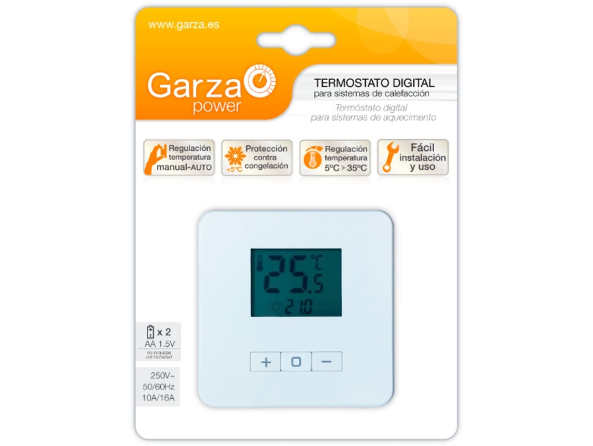 Termostato digital GARZA 400610