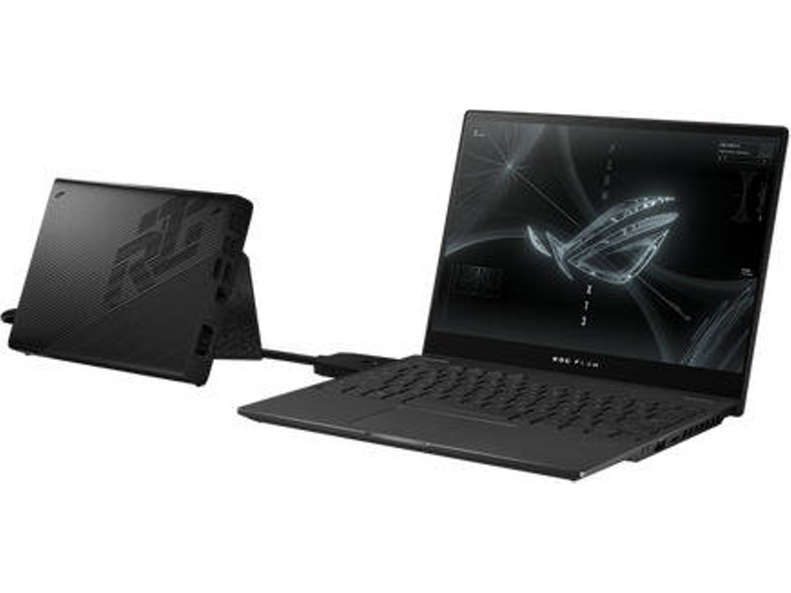 Pack Portátil Gaming ASUS ROG Flow X13 GV301QC-K6120T (AMD Ryzen 5980HS  NVIDIA GeForce RTX 3050 RAM: 32 GB TB SSD ROG XG Mobile 