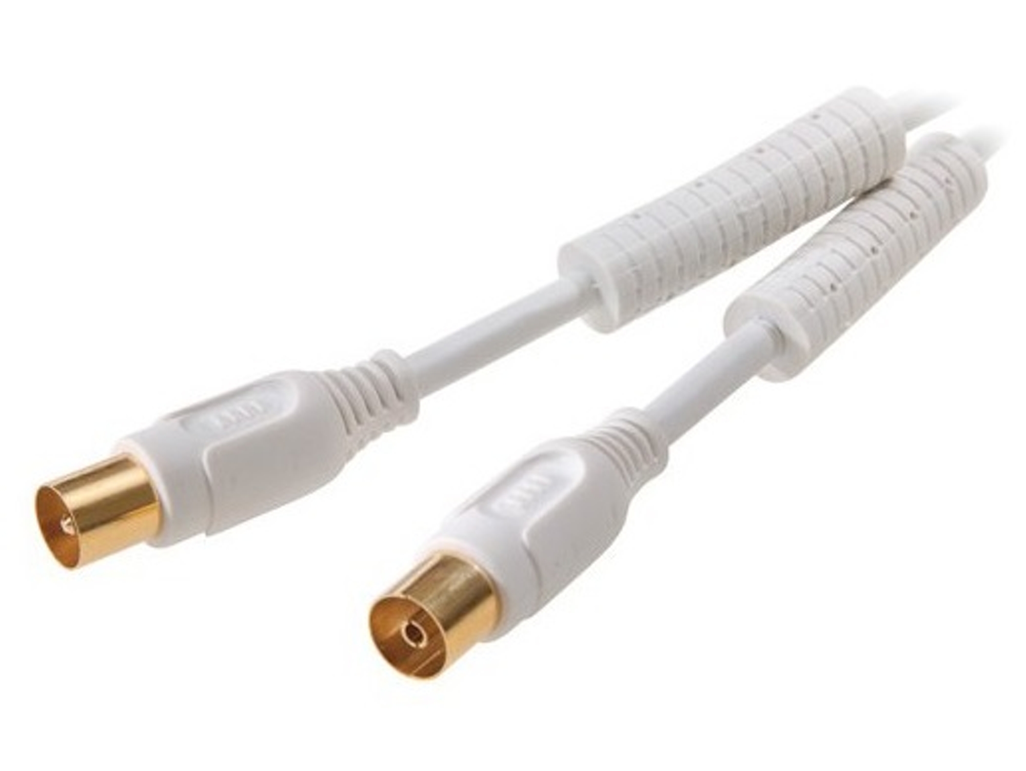 Cable Antena VIVANCO 90DB (1.5m - Blanco)