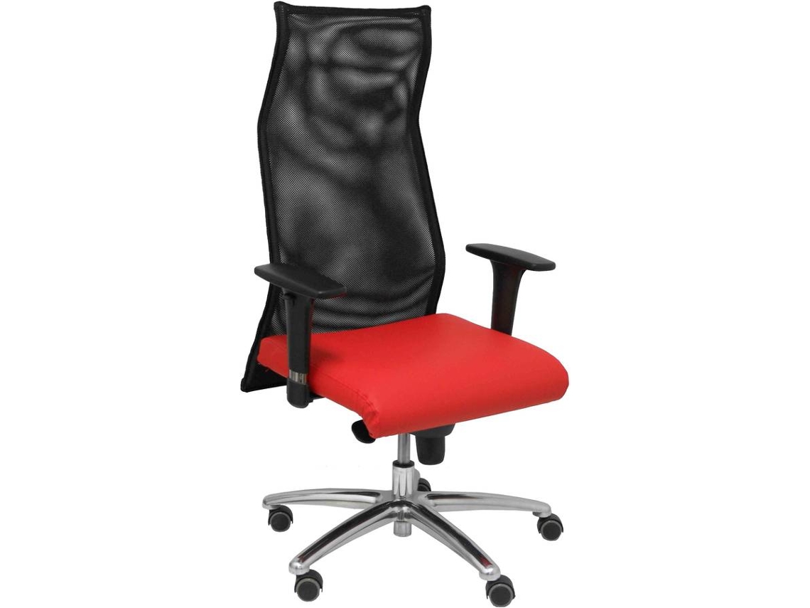 Silla Ejecutiva PYC Sahuco  Rojo (Brazos Ajustables - Malla)