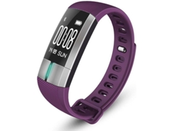 Pulsera de actividad LEOTEC Heart  (Bluetooth - Hasta 10 días de autonomía - Resistente al agua - Morado)