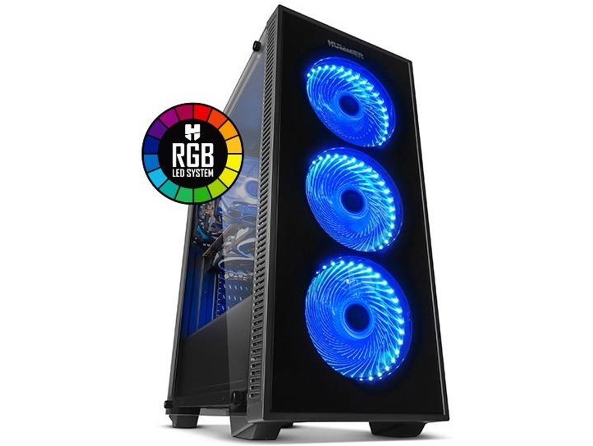 Caja PC NOX HUMMER TG (ATX Mid Tower - Negro)