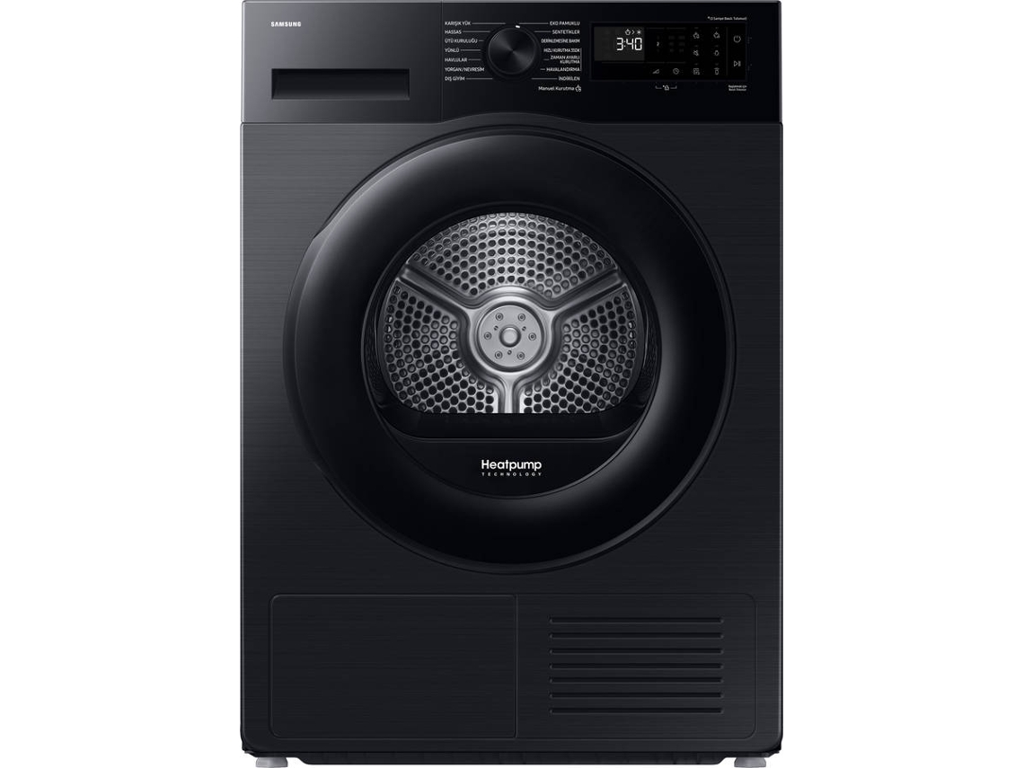 Secadora SAMSUNG DV90DG52A0ABEC (9 kg - Bomba de Calor - Negro)