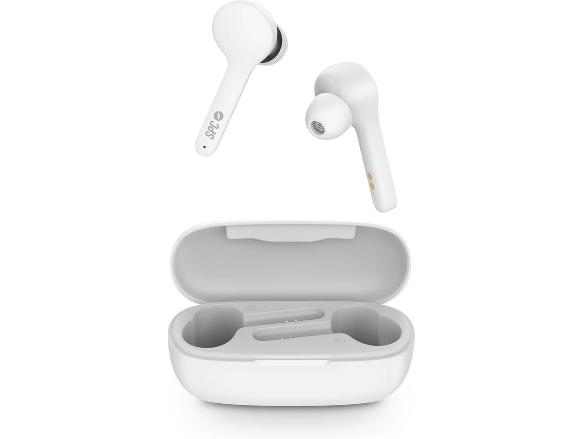 Auriculares Bluetooth SPC Zion Air (In Ear - Microfóno - Blanco)