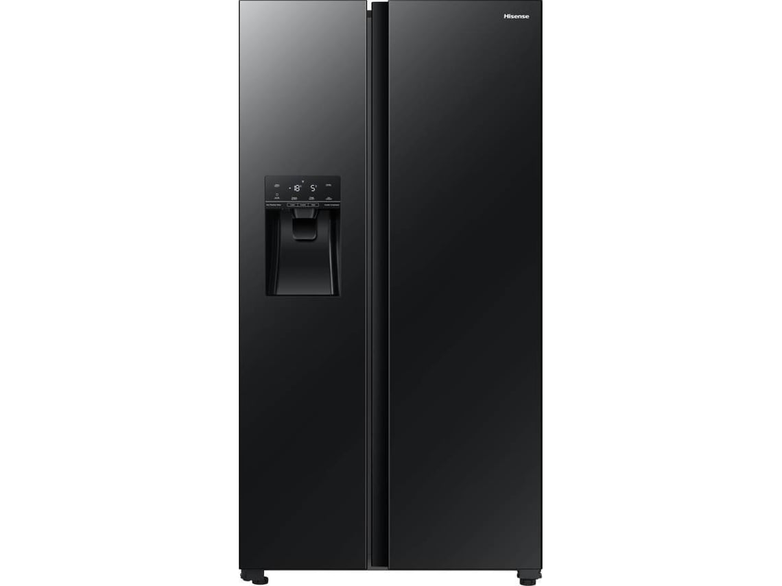 Frigorífico Americano HISENSE RS694N4GBE (No Frost - 178.6 cm - 562 L - Negro)