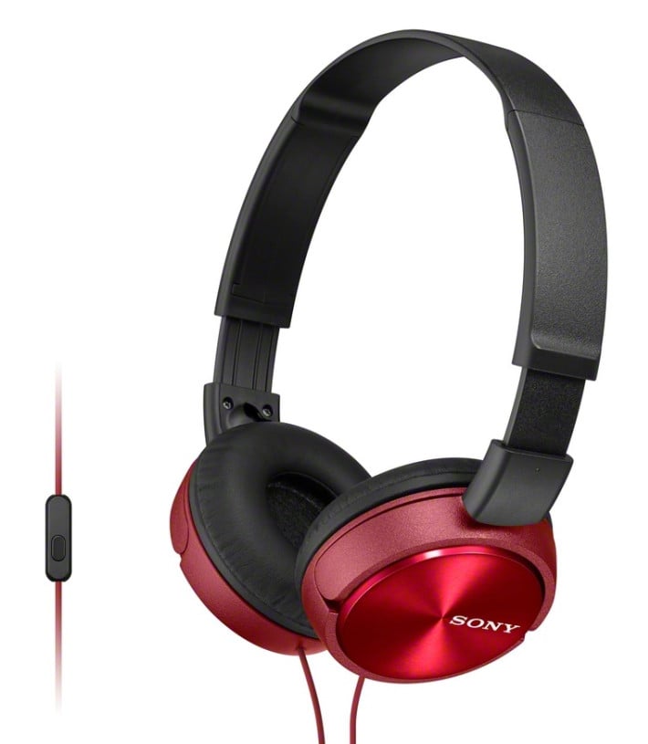 Auriculares con Cable SONY MDRZX310R.AE (On Ear - Rojo)