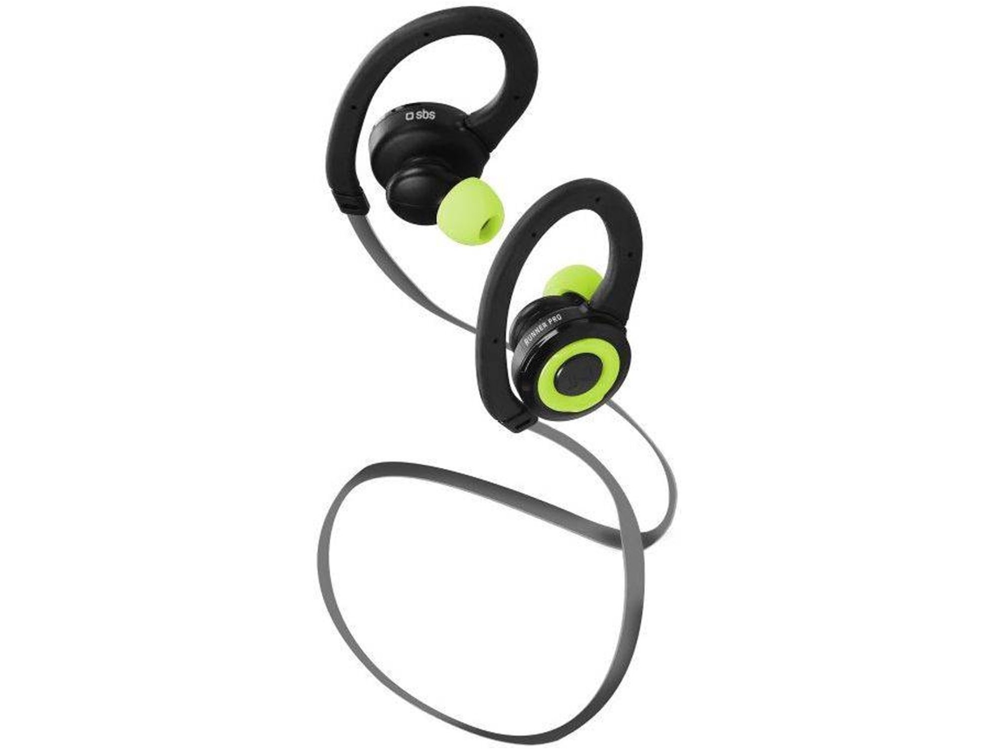 Auriculares Bluetooth SBS Tesportinearbtevo2K (On Ear - Micrófono - Negro)