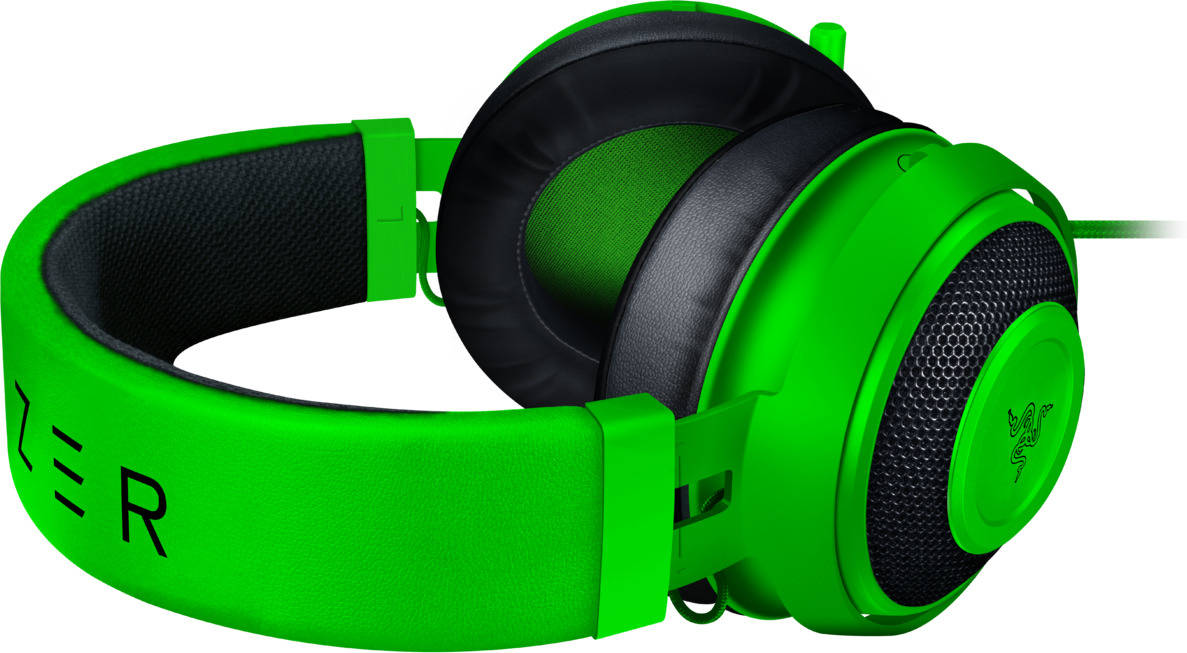 Auriculares Gaming Con Cable RAZER Kraken (Over Ear - Multiplataforma - Noise Cancelling - Verde)